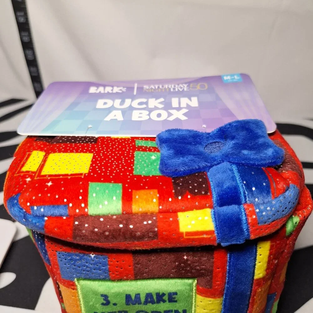 NWT Bark Sat Night Live 50 Schweddy Balls Dog Toy L & Duck in a Box Dog Toy M-L - Picture 16 of 16